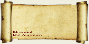 Jana Simijonović vizit kartica